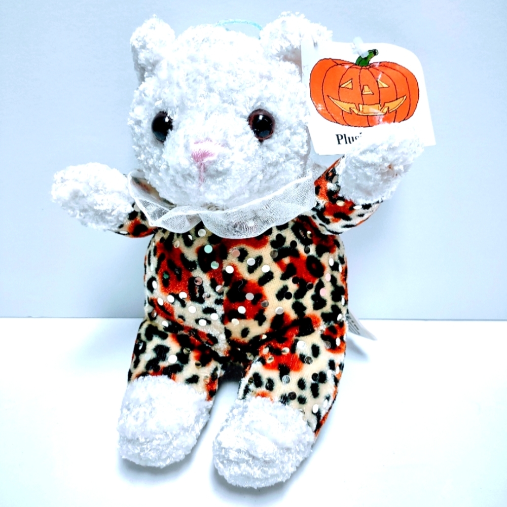 Plush Appeal White and Brown 7 in Stuffed animal Bear toy Collectible
